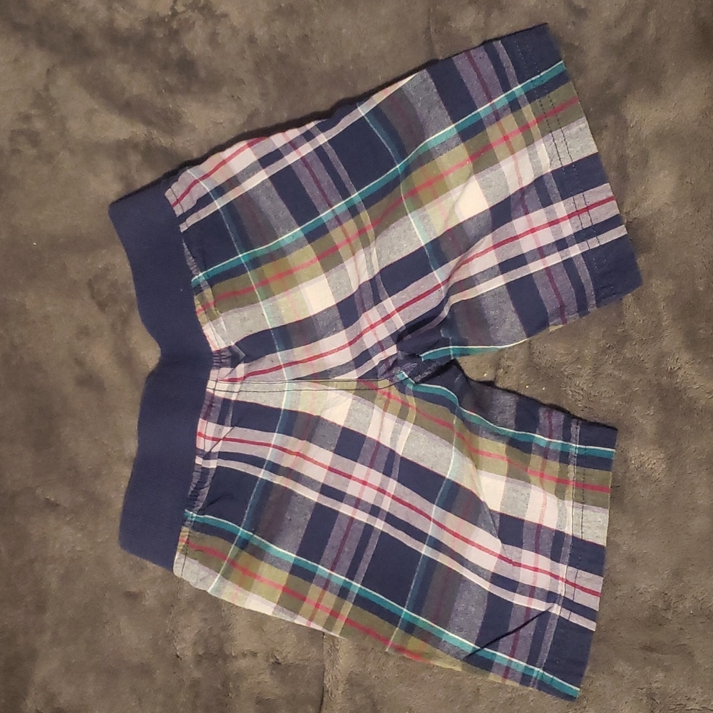 Basic Edition girls plaid shorts, size 7/8 - Picture 2 of 3